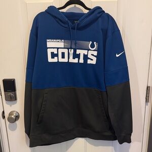 Nike Blue and Gray Indianapolis Colts Hoodie